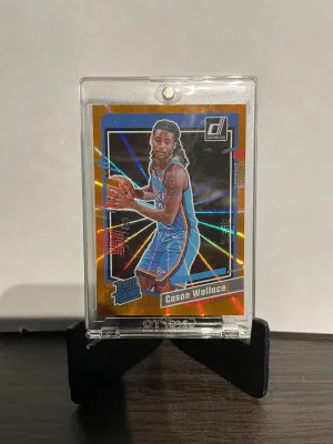 Cason Wallace Orange Laser Rookie /125 front
