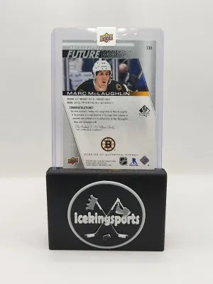 2022-23 SP Authentic Marc McLaughlin Future Watch Rokie Auto 720/999 BRUINS back
