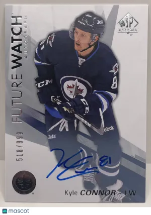 2016-17 SP Authentic Hockey Kyle Connor #157 Future Watch Auto FWA front