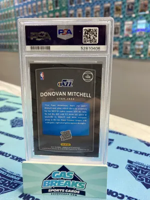 2017 Panini Donruss Optic Donovan Mitchell #188 PSA 10 back