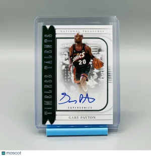 2022-23 National Treasures Gary Payton Timeless Talents /49 #TTS-GPY front