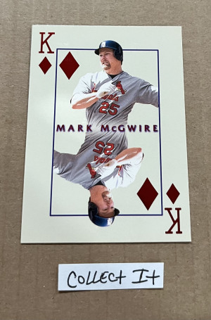 Mark McGwire 2000 Invincible Heroes Of Diamond Card # 24 front