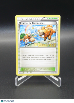BW95 Champions Festival Festival de Campeones 2013 Stamped Trophy Promo Card LP front