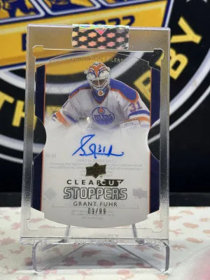 Grant Fuhr Clear Cut Stoppers /99 front