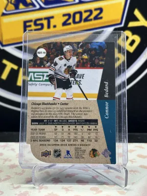 Connor Bedard Die-Cut back