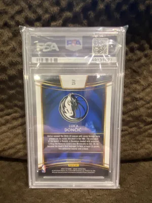 2018 Luka Doncic Select Concourse PSA 10 back