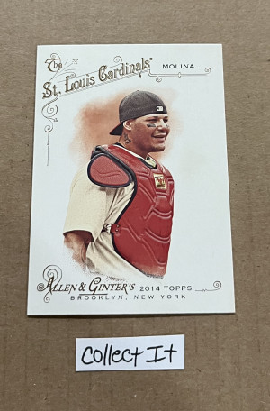Yadier Molina 2014 Allen & Ginter’s Card # 36 front