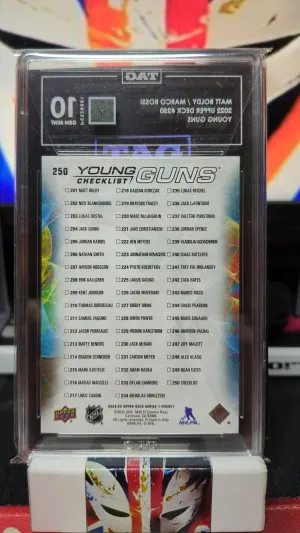 Boldy/ Rossi YG Checklist back