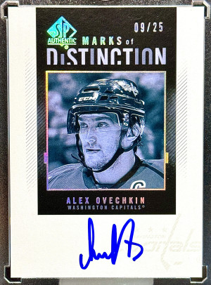 Alex Ovechkin 2010-11 SP Authentic Marks of Distinction Auto 09/25 front
