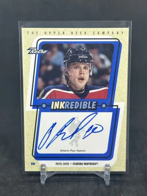 Pavel Bure 1999-2000 Upper Deck Retro Inkredible On Card Auto #PaB Panthers front
