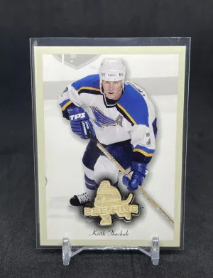 Keith Tkachuk 2003-04 Upper Deck Beehive Sticks Beige Border Relic #BE-3 Blues front