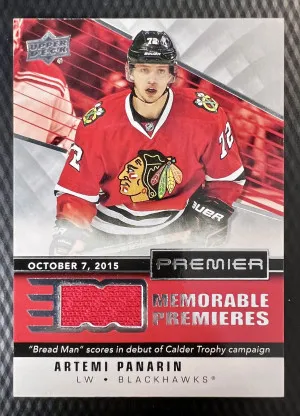 2019-20 Upper Deck Premier - Memorable Premieres Jersey #MP-AP Artemi Panarin front