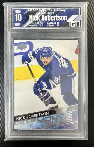 2020-21 Upper Deck - Young Guns #237 Nick Robertson (RC) front