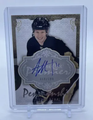 Jordan Staal 2008-09 OPC Premier Penmanship Auto /100 Penguins front