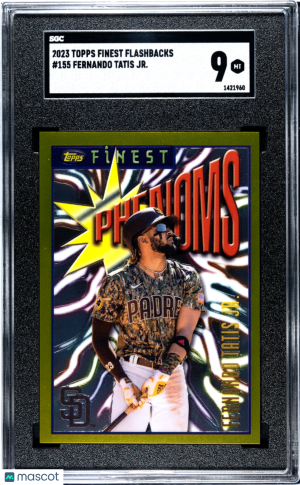 2023 Topps Finest Flashbacks Fernando Tatis JR. #155 SGC 9 front