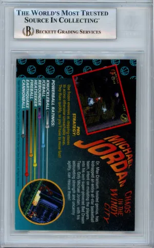 Michael Jordan 1994 Upper Deck Chaos In The Windy City Hand Cut back