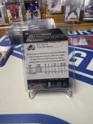 2015 Upper Deck Mikko Rantanen Young Gun back