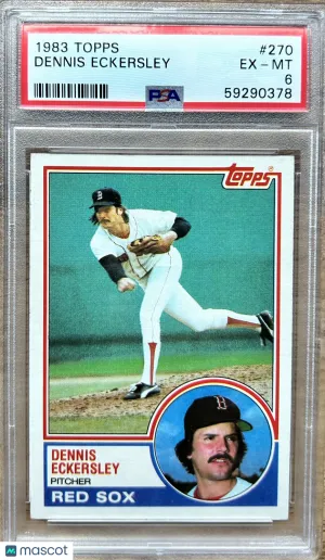 1983 Topps Dennis Eckersley #270 PSA 6 front
