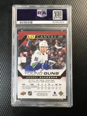 Andrei Kuzmenko Young Guns Canvas RC PSA10 back