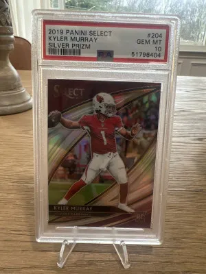 2019 PANINI SELECT KYLER MURRAY SILVER PRIZM front