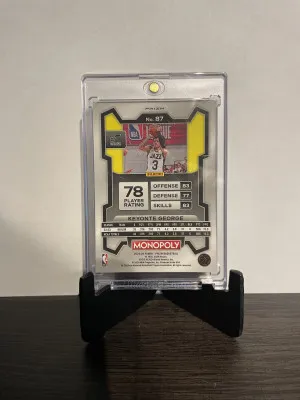 Keyonte George Rookie Monopoly Silver Prizm back