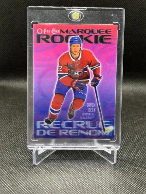 Owen Beck OPC 3D Marquee Rookie front