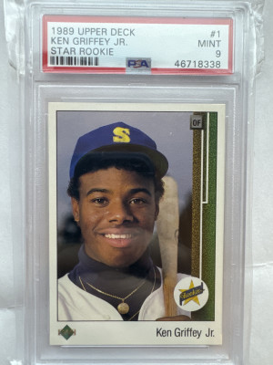 Ken Griffey Junior Rookie PSA 9 front