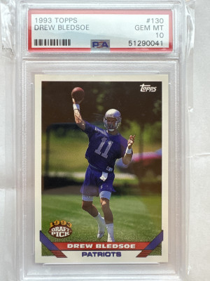Drew Bledsoe 1993 Topps Rookie front