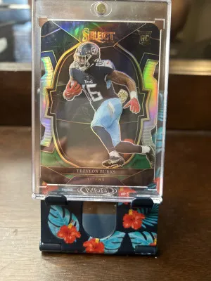 2022 Select Treylon Burks Concourse Black & Green Die Cut front