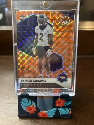 2021 Mosaic Patrick Surtain  Orange parallel front