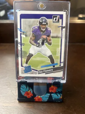 2023 Donruss Football Zay Flowers Rated Rookie front