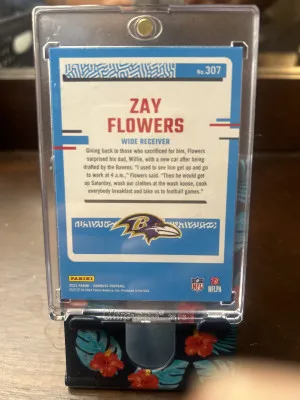 2023 Donruss Football Zay Flowers Rated Rookie back