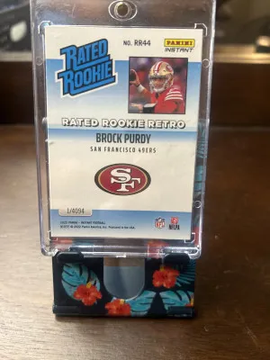 2022 Donruss Instant Brock Purdy Rated Rookie back