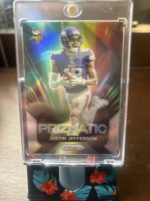 2023 Panini Prizm Justin Jefferson Prizmatic front