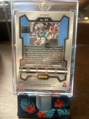 2023 Panini Prizm Adam Thielen Blue Disco /95 back