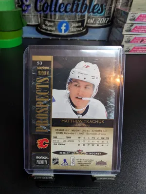 2016-17 Skybox Premium Prospects Matthew Tkachuk /499 back