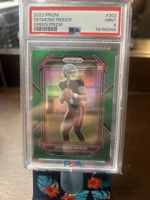 2022 Panini Prizm Desmond Ridder Green front