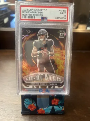 2022 Donruss Optic Desmond Ridder Red Hot Rookies front