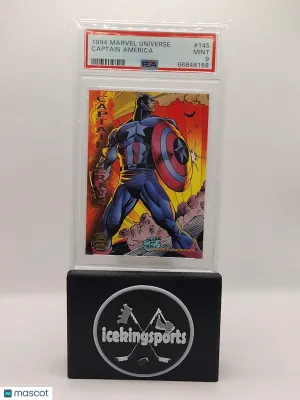 1994 Marvel Universe Captain America #145 PSA 9 front