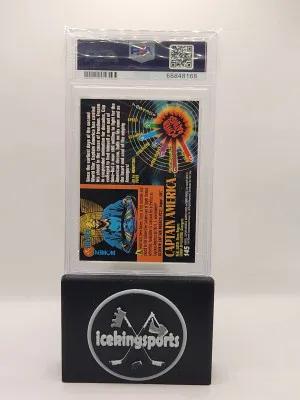 1994 Marvel Universe Captain America #145 PSA 9 back
