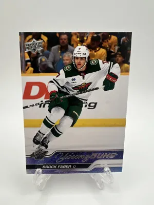 Brock Faber Young Guns front