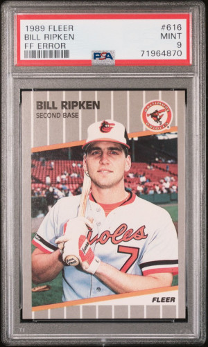 Billy Ripkin FF error PSA 9 front