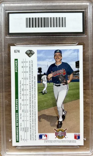 1992 upper deck armando reynoso rookie back