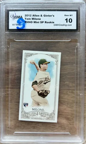 2012 Topps Allen & Ginter Mini SP Tom Milone front