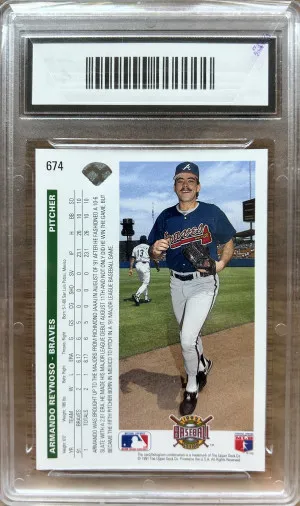 1992 upper deck armando reynoso rookie back