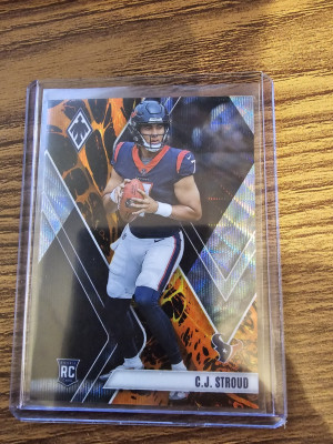 2023 PANINI PHOENIX CJ STROUD ROOKIE RC LAVA SHIMMER 27/175 #102 front