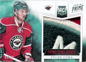 2012-13 Panini Prime Time Rookie Patch /10, Tyler Cuma front