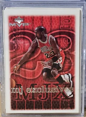 1999-00 Upper Deck MVP Basketball Michael Jordan MJ Exclusives Full 30-cards set 179-208
All Mint condition front