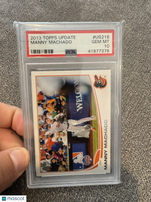 MANNY MACHADO 2013 Topps UPDATE #US216 PSA 10 GEM MINT RC front