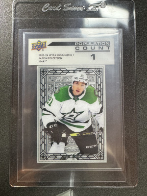 Jason Robertson Population 1 Upperdeck Series 1 front
